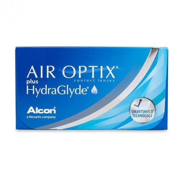 Контактные линзы Air Optix plus HydraGlyde, 4 шт AOH фото